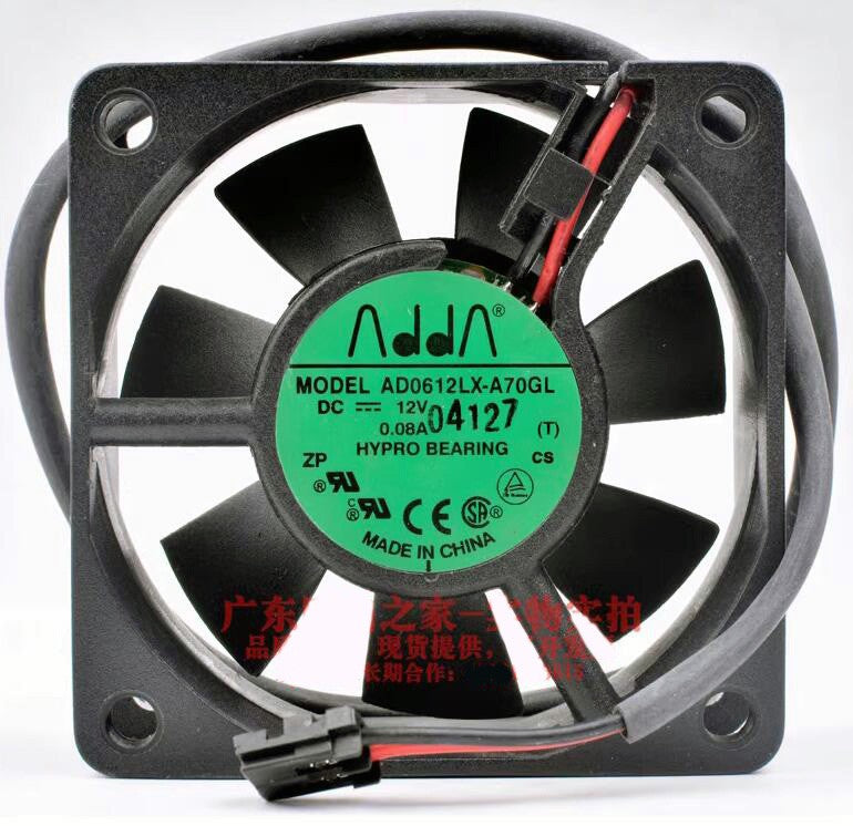 ADDA AD0612LX-A70GL 12V 0.08A 960mW Cooling Fan ADDA AD0612LX-A70GL 12V 0.08A 960mW Cooling Fan